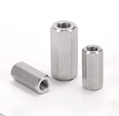 20 Stuks M5 Hex Sleeve Moeren, Galvanized Lange Moeren voor Huishoudelijke Apparaten en Machines, Carbon Staal, M5 x 8 x 15