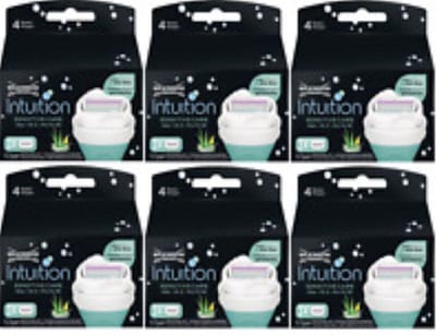 Wilkinson Intuition Sensitive Navul Scheermesjes  *** Beste Koop ***  6 x 3 Stuks