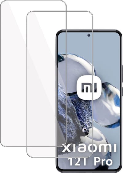 2x Screenprotector geschikt voor Xiaomi 12T Pro Screenprotector – Gehard Glas - Proteqt+