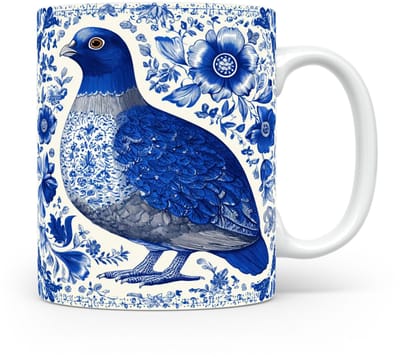 Mok Patrijs Beker voor koffie of tas voor thee, cadeau voor dierenliefhebbers, moeder, vader, collega, vriend, vriendin, kantoor, opa, oma, hond, kerst, sinterklaas, verjaardag