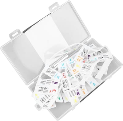 Pianotoetsen Notities - Leerstickers - Muziek Leren - Verwijderbaar Siliconen - 88 Toetsen - Transparant