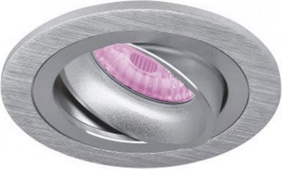 Inbouwspot Elgar met Philips HUE White and Color - inbouw spot - Chrome / glimmend - rond - Voor binnen / woonkamer / keuken / slaapkamer - IP20 - GU10 - Buitendiameter: 92MM - boorgat: 80-86MM - min. Inbouwdiepte: 70MM