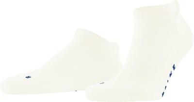 FALKE Keep Warm kort eenkleurig wol sneakersokken enkelsokken unisex wit - maat 37-38