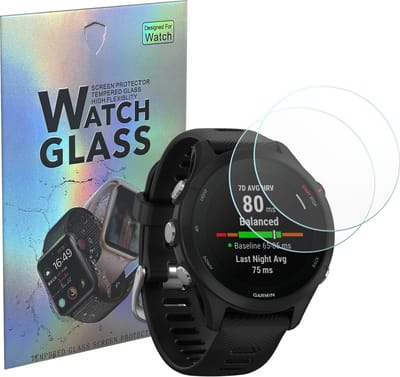 Screenprotector voor Garmin Forerunner 255s / Forerunner 255s Music (41mm) - 2 stuks Beschermglas Smartwatch van glas Transparante glazen schermbeschermfolie
