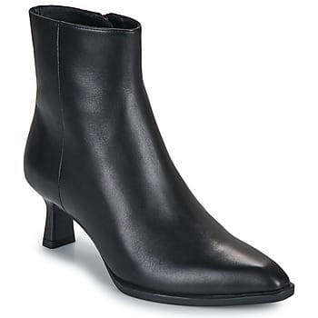 Unisa Lomas Enkellaarsjes - Enkelboots met rits - Dames - Zwart - Maat 37