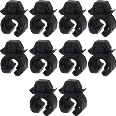 Dailygoods- Motorkap Clips 10 Stuks - Compatibel met Opel/Vauxhall - Plastic - Binnendiameter 8,1 mm - Diameter 13 mm - Schokbestendig - Kaphouderclips