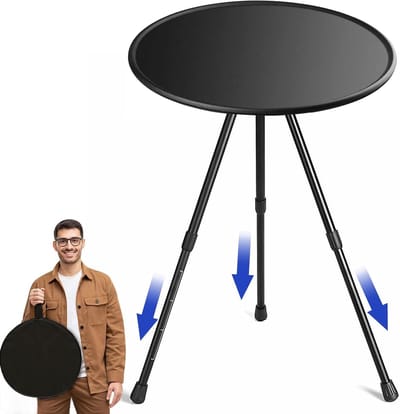Draagbare Campingtafel voor Buitenactiviteiten - Ultra Licht, Compact en Ideaal voor Picknicken, Vissen en Kamperen
