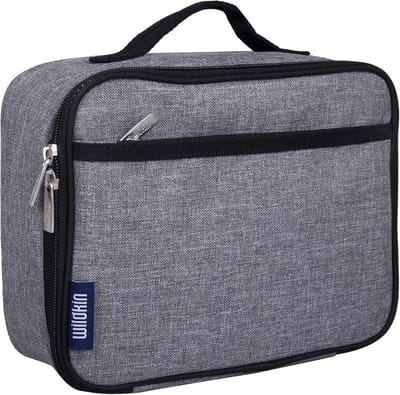 Lunchtas Jongens en Meisjes - Isolerend en Ruim - Grijs Tweed