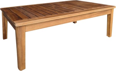 Houten Tuintafel - Balkon Tafel - Loungen Buiten - Massief Acaciahout - 80 x 50 cm - Natuurlijk Geolied