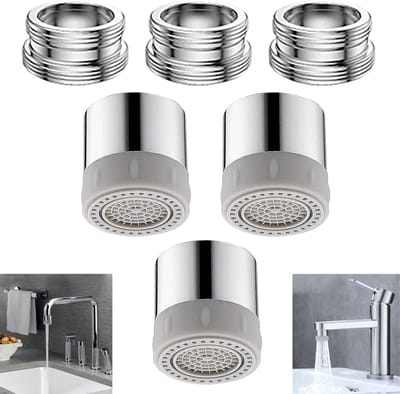 Beluchter 3 Stuks, Kraan Filter M22, M24 Straalregelaar Keuken/Badkamer