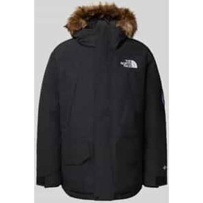 Parka met klepzakken en blinde ritssluiting