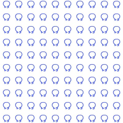 100 stuks 8 mm duivenidentificatiepootringen, pluimveepootringen, geen woorden, duivenbenodigdheden, donkerblauw