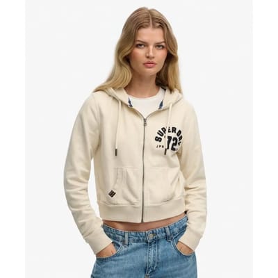 Dames relaxde hoodie Superdry Athletic