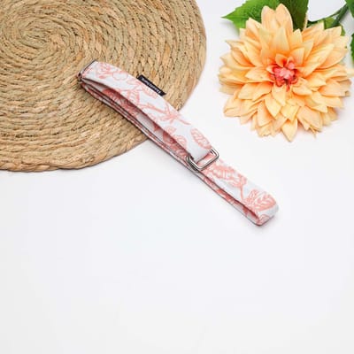 Honden wurgriem Pink Flowers maat S