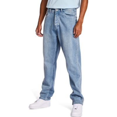 Street Cartel Route Relaxed Fit Broeken Heren - Blauw - Maat XL - 36" - Katoen Denim