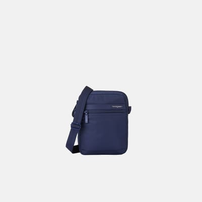 Hedgren RUSH Kleine Verticale Crossbodytas met RFID-bescherming – Waterafstotend – Lichtgewicht – Total Eclipse