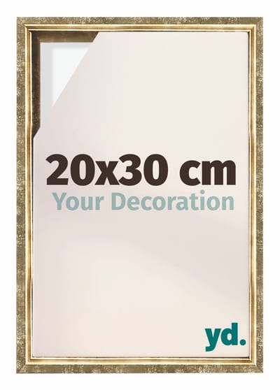 Your Decoration - Baklijst 20x30 cm - Goud Antiek - Baklijst voor Canvas - MDF - Lyon