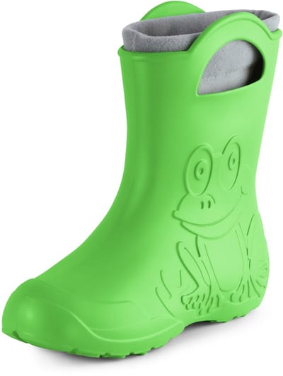 Ladeheid LA-CA-FrogWoWinter Dames Regenlaarzen - Rubber - met Binnenschoen - EVA - Wasbare Binnenschoen - Groen - 38/39