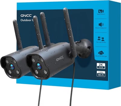 Vaste Buiten WiFi Camera voor Draadloze Beveiliging
