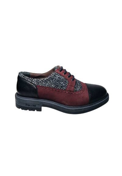 sb10134gobuo100B Pollini Mannen Meerkleurig Leer
