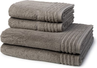 Vossen 2 X Handdoek 2 X Douchehanddoek - in een set Vienna Style Supersoft