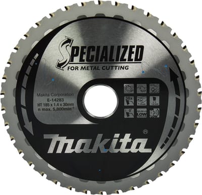Makita E-14283 Cirkelzaagblad Staal | Specialized | 185 x 30 mm | 38-tands