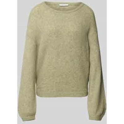 Relaxed fit gebreide pullover met mix van mohair en wol model 'Pemine'