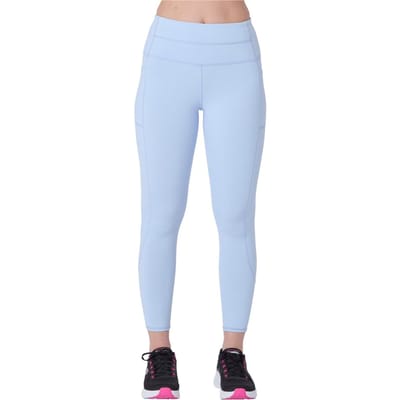 Skechers GOWALK Draag Hoge Taille 7/8 Dames Zilveren Sportleggingen