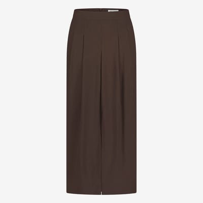 Jack Skirt Technical Jersey | Dark Brown - Dark Brown / XXS