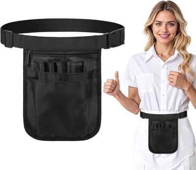 Daity 1 Pack - Heuptas voor ober - schorttas voor restaurant/hotel - functionele heuptas - gereedschapstas - opbergtas voor verpleegkundigen - kerstaccessoiretas voor ober in een restaurant