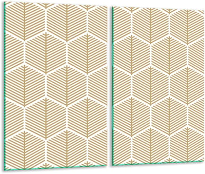 TMK ArtDeko - Snijplank - 30x52cm - Glas - Inductiekookplaatbescherming