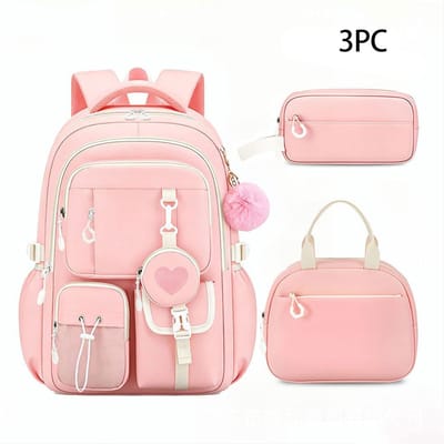 Schooltassen voor Kinderen Meisjes Orthopedische Rugzak Kinder Prinses Rugzak Schooltas Basisschool Rugzak Kinder Laptoptas Mochila
