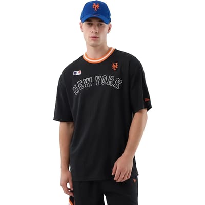 New Era MLB New York Mets Arch T-Shirt - Zwart- Heren, Zwart L