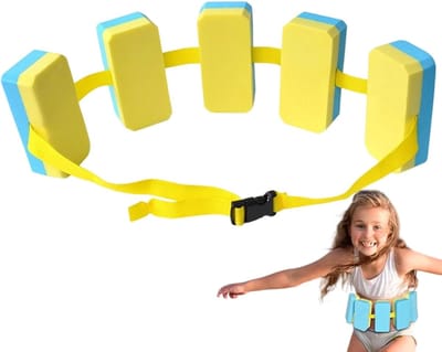 Zwemhulp Kinderen - Zwemriem Kind - Water Training - Verstelbare Pasvorm - 95 cm - Blauw Geel