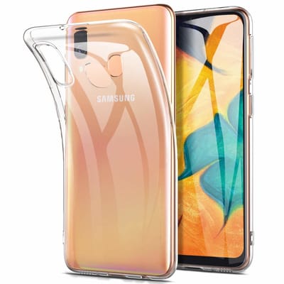 Ntech Hoesje Geschikt Voor Samsung Galaxy A60 Hard Back Hoesje - Transparent