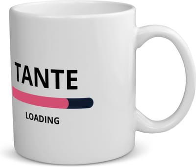 Akyol - tante loading koffiemok - theemok - Tante - ochtendkoffie laden - verjaardagscadeau - verjaardag - cadeau - cadeautje voor tante - tante artikelen - kado - geschenk - gift - 350 ML inhoud