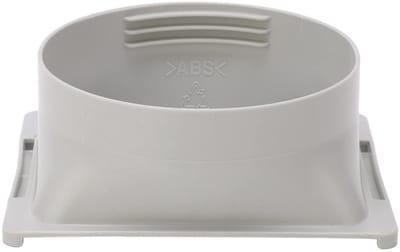 Dailygoods - Slangkoppeling - Vierkant naar Ronde Adapter - 5.9 Inch - Luchtdrogers - Geschikt voor Airconditioners - ABS Materiaal
