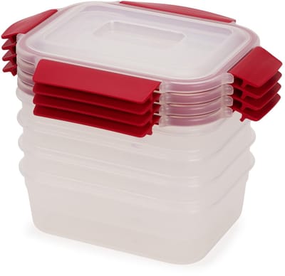 Joseph Joseph Nest Lock 4-delige Vershoudbakken set, Vierkant, 1.1L