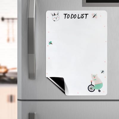 Dailygoody - Magnetische takenlijst - Magnetisch whiteboard - Organiseer je week - A4 formaat - Keukenplanner - Geschikt voor kantoor en thuis - Wit