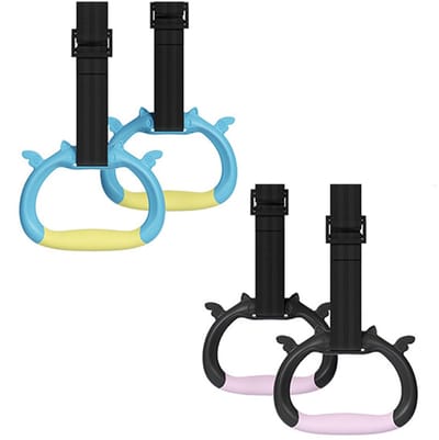 Dailygoods- Gymnastiek Ringen - Verstelbare Riem - Krachttraining - Trekken Ringen - Hoogwaardig Plastic - Veilig tot 500 Pond - Hefringen