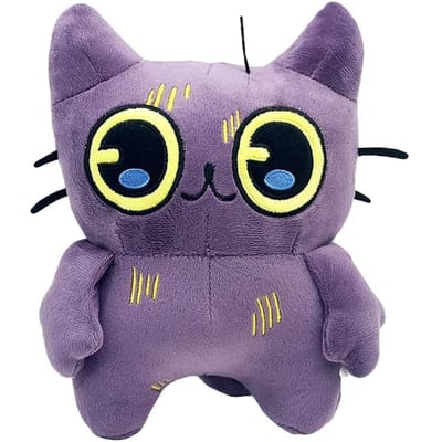 22cm Tostada Pluche Grote Ogen Kat Pluche Speelgoed Kawaii Accessoires Knuffeldieren Zacht Speelgoed Verjaardag Halloween Kerstcadeau gray