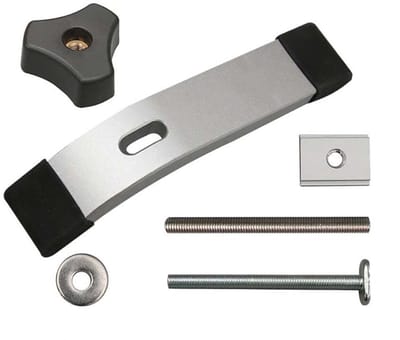 Dailygoody - T-Track Hold-Down Clamp - Houtbewerking - Sterke grip - 0.3 inch draad - Klemmen - Voor precisiewerk - Zwart