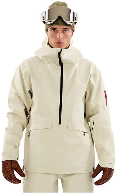 The Mountain Studio 3l Rugged Ripstop Shell Jas Beige L Man