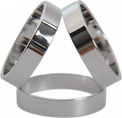 Fako Bijoux® - Sjaalklem - Sjaal Klem - Sjaal Ring - Classic Mini - 22x22mm - Zilverkleurig