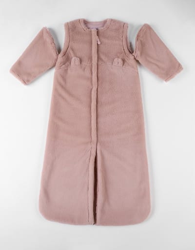 Noukie's - Slaapzak - Pink - Groloudoux - 100 cm - Uitneembare mouwen