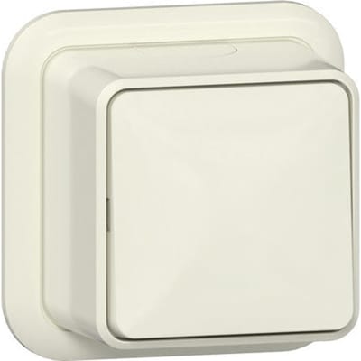 Gira Cross Tussen Schakelaar Crème Wit - 310710