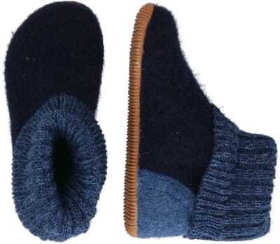 Giesswein WILDPOLDSRIED - PantoffelsMeisjesKinderpantoffels - Kleur: Blauw - Maat: 27