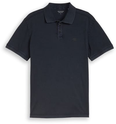 Tom Tailor - Poloshirt in used-look - Maat XXL - navy tonal stripe