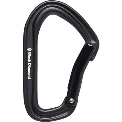 Schuine klim karabijnhaak Black Diamond Hotforge