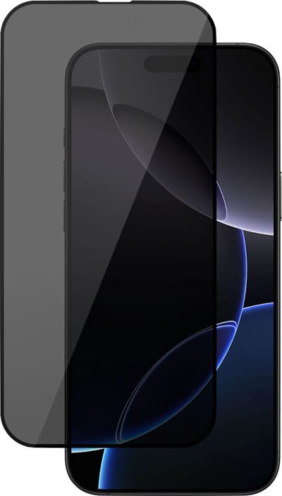 Privé Screenprotector geschikt voor Apple iPhone 16 Pro Screenprotector - Privacy Beschermglas - Privacy Proteqt+